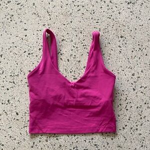LULULEMON Align Tank Fuchsia Athletic Bra Top Size 2